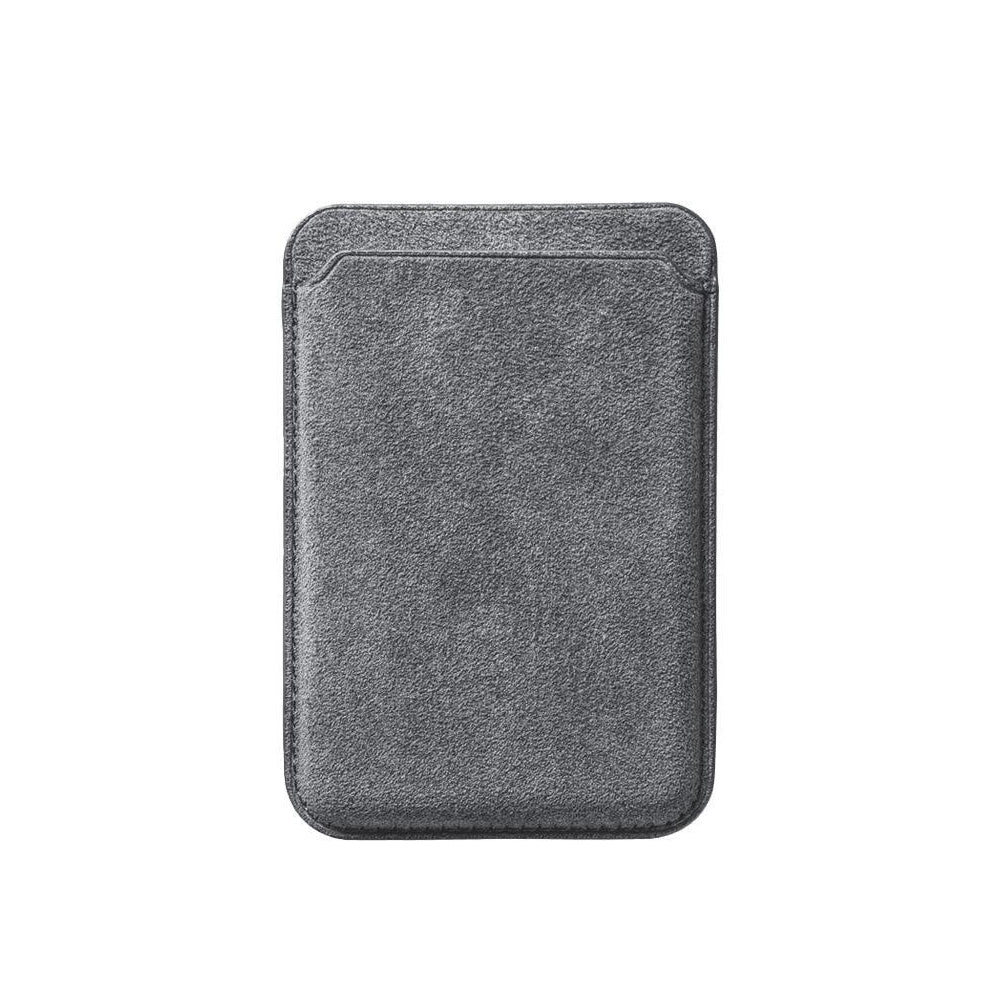 Alcantara MagSafe-Geldbörse – Nardo Grey