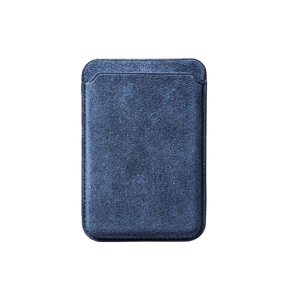 Alcantara MagSafe-Geldbörse – Ozeanblau