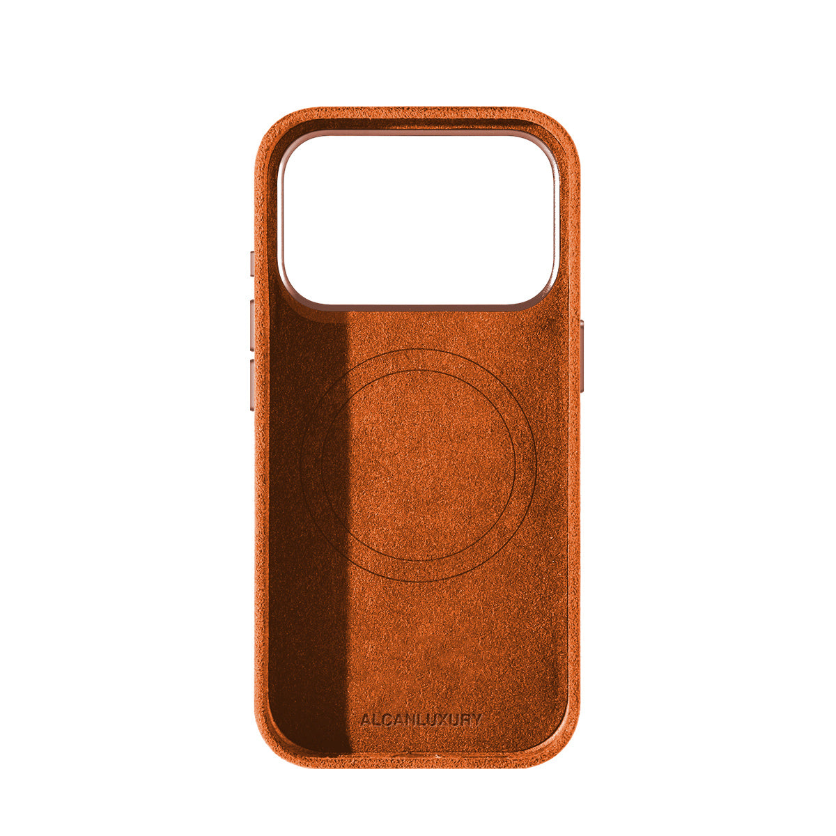 iPhone 17 Pro Max – Alcantara-Hülle – Orange