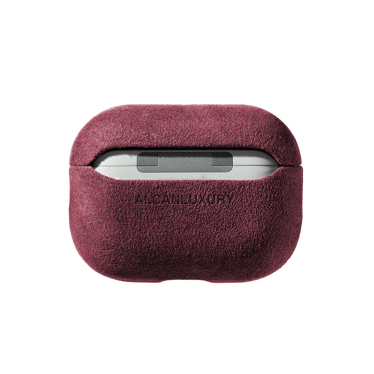 AirPods Pro (2. Generation) Alcantara-Hülle – Weinrot