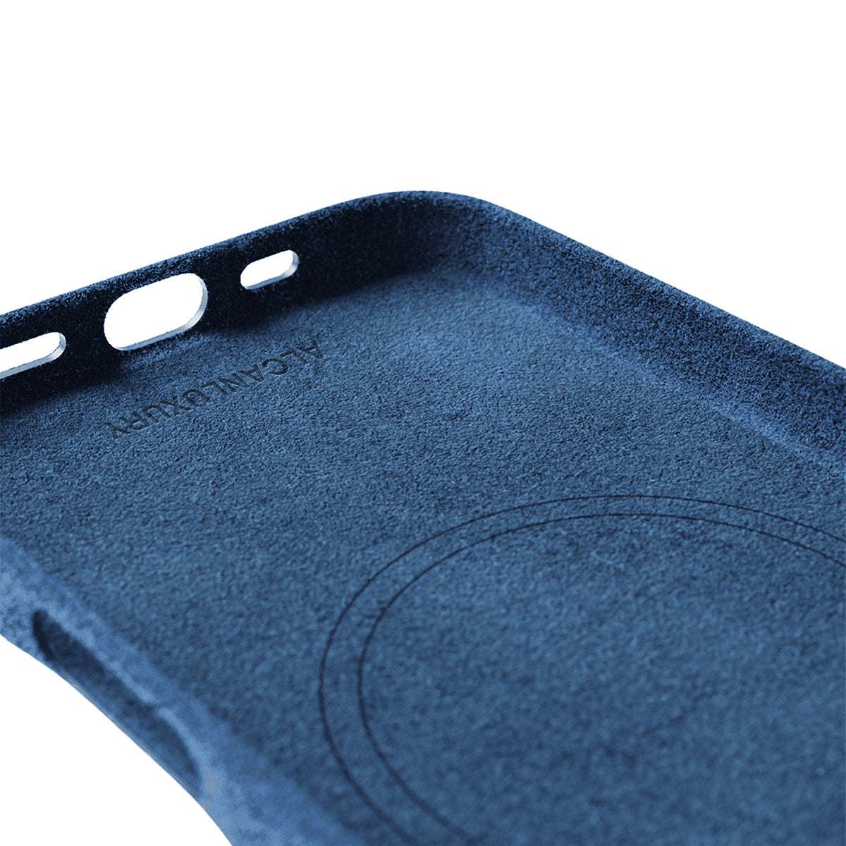iPhone 15 Pro Max – Alcantara-Hülle – Ozeanblau