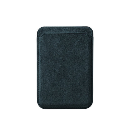 Alcantara MagSafe-Geldbörse – Marineblau