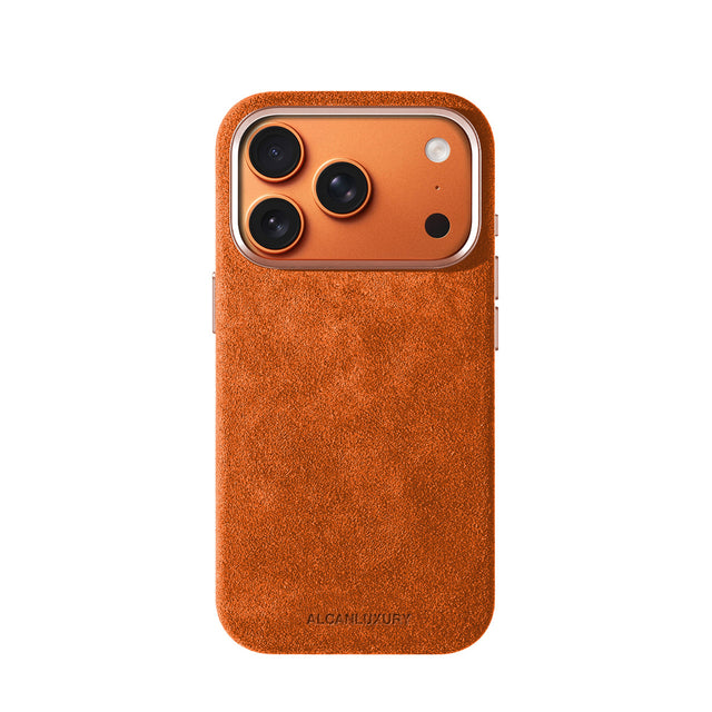 iPhone 17 Pro - Alcantara-Hülle - Orange