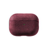 AirPods Pro (2. Generation) Alcantara-Hülle – Weinrot