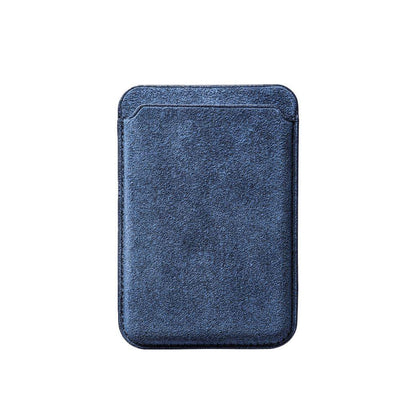 Alcantara MagSafe-Geldbörse – Ozeanblau