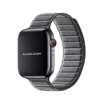 Alcantara Apple Watch Armband – Nardo Grau – 38/40/41/42 mm