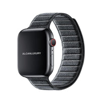 Alcantara Apple Watch Armband - Space Grau - 42/44/45/46 mm & Ultra (49 mm)