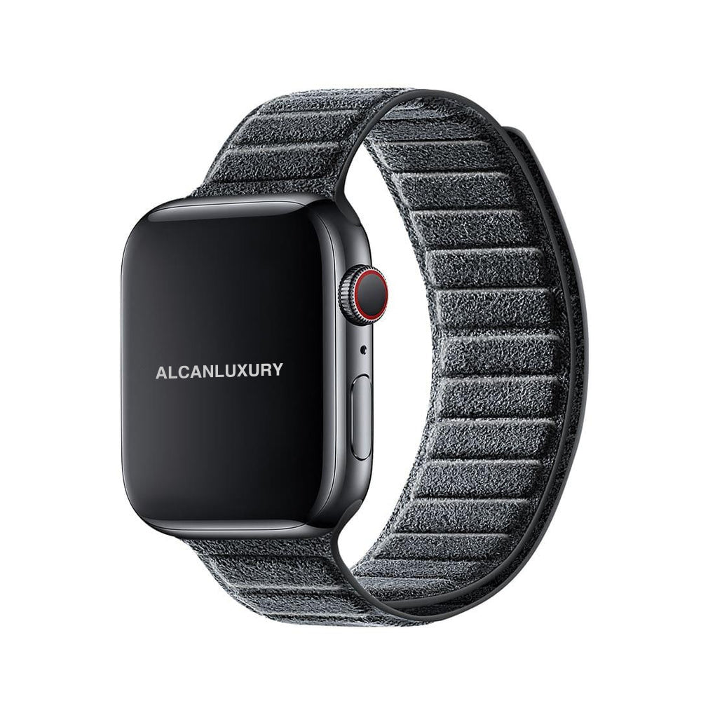 Alcantara-Armband für Apple Watch – Space Grau – 38/40/41/42 mm