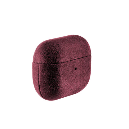 AirPods Pro (2. Generation) Alcantara-Hülle – Weinrot