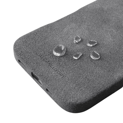 iPhone 16 Pro – Alcantara-Hülle – Nardo-Grau