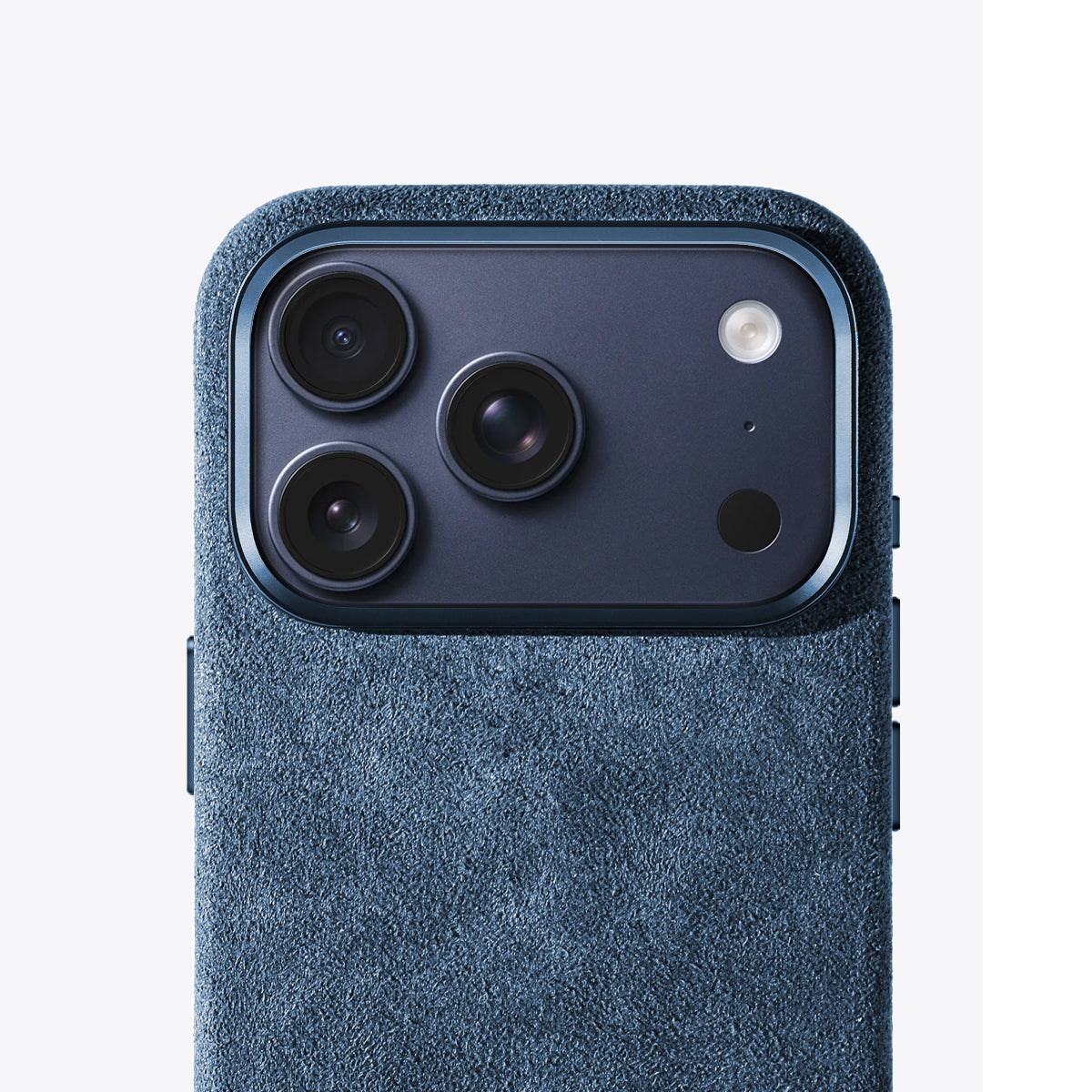 iPhone 17 Pro Max – Alcantara-Hülle – Ozeanblau