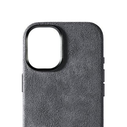 iPhone 17 – Alcantara-Hülle – Nardo-Grau