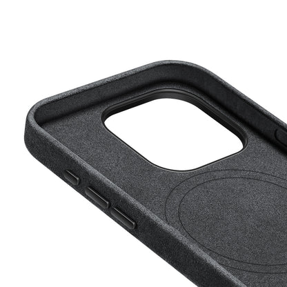 iPhone 15 Pro Max – Alcantara-Hülle – Space Grau